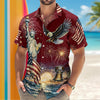 Personalized 4th of July 250th Anniversary Eagle American Flag Hawaiian Shirt LM32 669231
