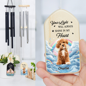 My Heart Was Not Ready Leave You - Personalized Wind Chimes LM32 893951