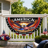 Personalized USA Eagle Patriotic 250th Anniversary Non-Pleated Fan Flag LM32 669345