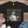 Personalized Vintage Photo Best Mom Ever Family Dark Shirt HA75 921586
