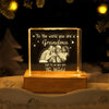 Custom Photo To The World You Are A Grandma Engraved Crystal Photo With Light HA75 920546