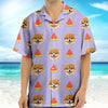 Custom Face Photo With Icon Hawaii shirt Gift For Dog Lovers CH07 911014
