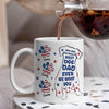 Custom Name You Are The World's Best Dog Dad Ever We Woof You American Flag Paw Mug TH10 170165