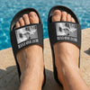 Custom Photo Best Dad Ever, Best Mom Ever Slide Sandals - Gift For Dad Mom, Father's Day HA75 921492