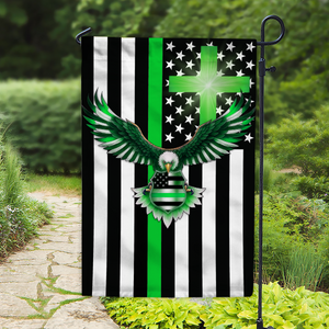 Custom American Flag With Family Name - Personalized Garden Flag LM32 897227