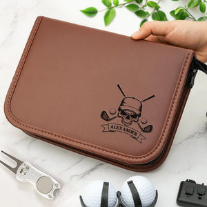 Custom Name Personalized Golf Skull Golf Gift Set Engraved Accessories for Golfer HA75 898676