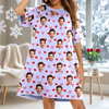 Custom Funny Face Nightgown Gift For Wife, Girlfriend CH07 910364