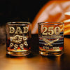 Custom Name Dad The Man The Myth The Legend US 250 Years Of Freedom 1776 - 2026 Whiskey Glass CH07 911480