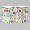 Personalized Christmas Holding Hands 3D Inflated Effect Mug TH10 170951