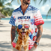 Personalized America Dog Dad Hawaii Shirt LM32 899111