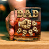Custom Name Dad The Man The Myth The Legend US 250 Years Of Freedom 1776 - 2026 Whiskey Glass CH07 911480