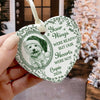 Custom Photo Once By My Side Forever In My Heart Memorial Heart Shaped Ceramic Ornament HA75 919194