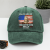 Custom Photo 250 Years Of Freedom With Dog Cat Pet Washed Denim Baseball Cap HA75 920100