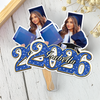 Custom Photo Class of 2026 Graduation Face Fan Party Decoration CH07 910988