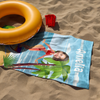 Custom Photo Beach Towel Funny Gift For Family LM32 899673