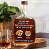 Custom Photo I Own You For Sure Whiskey Bottle Father's Day Gift For Dog Dad HA75 892500