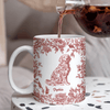 Custom Dog Breeds Chinoiserie Toile De Jouy Style Personalized Mug Gift For Dog Lovers HA75 892550