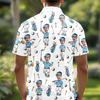 Custom Face Photo Golf Polo Shirt Gift For Golf Lover CH07 911176