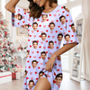 Custom Funny Face Nightgown Gift For Wife, Girlfriend CH07 910364