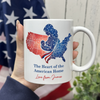 Custom Name The Heart Of The American Home White Mug LM32 897857