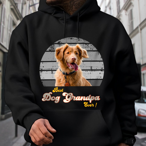 Custom Photo Best Dog Dad Ever Retro Shirt CH07 896022