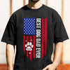 Personalized Best Dog Dad Ever Paw American Flag Comfort Shirt CH07 911526