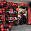 Custom Photo Graduation Backdrop Class of 2026 Party Decor CH07 910628
