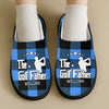 Custom Name The Golf Father Personalized Golf Christmas Slippers Gift For Golf Lovers HA75 919056