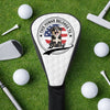 Custom Photo This Human Belongs To Dog Cat Golf Club Head Cover HA75 921332