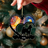 No Longer By My Side But Forever in My Heart Personalized Dog Memorial Acrylic Ornament LM32 893851