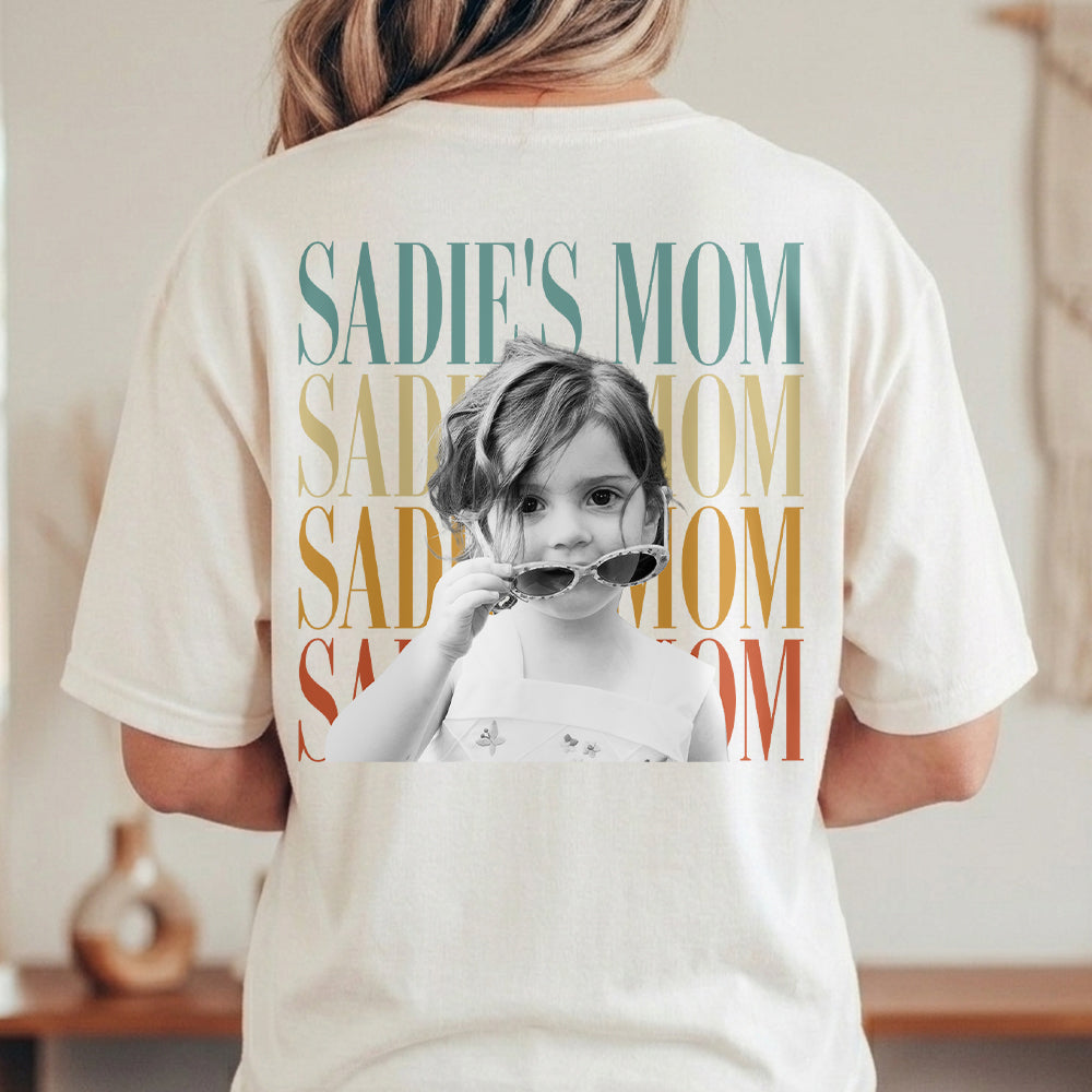 Personalized Vintage Photo Dad, Mom Family Back Comfort Shirt HA75 921562