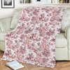 Personalized Dog Toile De Jouy Blanket For Dog Lovers HO82 894180