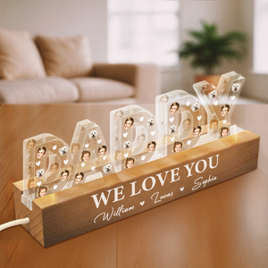 Custom Face Photo Daddy LED Night Light For Father's Day TH10 892591