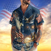 Personalized 4th of July 250th Anniversary Eagle American Flag Hawaiian Shirt LM32 669231