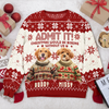 Custom Funny Dog Face Christmas Would Be Boring Without Me Ugly Sweater LM32 895037