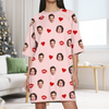 Custom Funny Face Nightgown Gift For Wife, Girlfriend CH07 910364