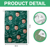 Custom Face Photo Best Dad By Par Dog Family Golf Towel LM32 893643