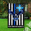 Custom American Flag With Family Name - Personalized Garden Flag LM32 897227
