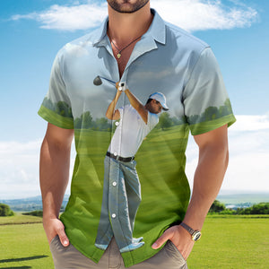 Custom Photo On Hawaii Shirt For Golfer TH10 898093