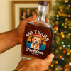Custom Dog Photo 250 Years of Freedom EST. 1776 Whiskey Bottle LM32 895327