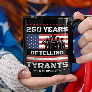 250 Years USA 250th Anniversary America Celebration Black Mug CH07 896742