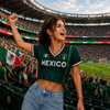 Custom Name Mexico Split Soccer Personalized Jersey Crop Tee For Sport Lovers HA75 921804
