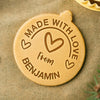 Custom Name Made With Love Personalized Cookie Stamp HA75 898446
