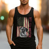 Best Dog Dad Ever Upload Photo Dog US Flag Tanktop HA75 921574