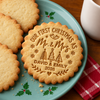Personalized Our First Christmas As Mr And Mrs Cookie Stamp HA75 922220