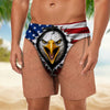 Custom Funny Patriotic Men Beach Short, Summer Vacation And Travel Gifts For Men HA75 921858
