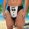 Personalized Funny Tuxedo Beach Shorts - Summer Vacation Gift for Men HA75 921860