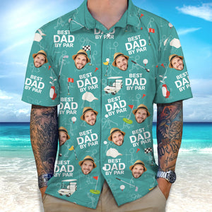 Custom Photo Best Dad By Par Familly Hawaii Shirt HO82 893748