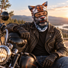 Funny Novelty Animal Mask - Gift For Bikers, Motorcycle Lovers HO82 903994
