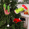 Animated Christmas Legs Tree Decoration, Funny Kicking Holiday Decor LM32 670001